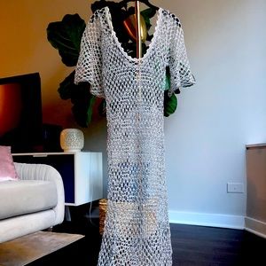 Zara Long Mesh Dress